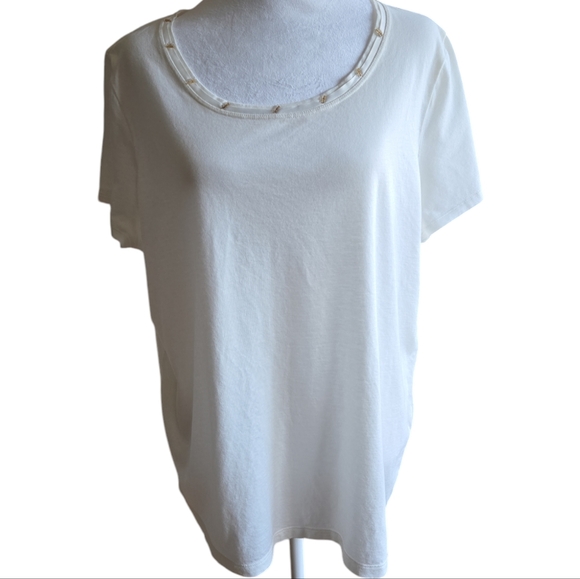 Zenergy by Chicos Cream Tshirt - Picture 5 of 6
